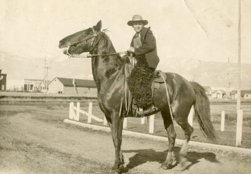 Young boy on horse