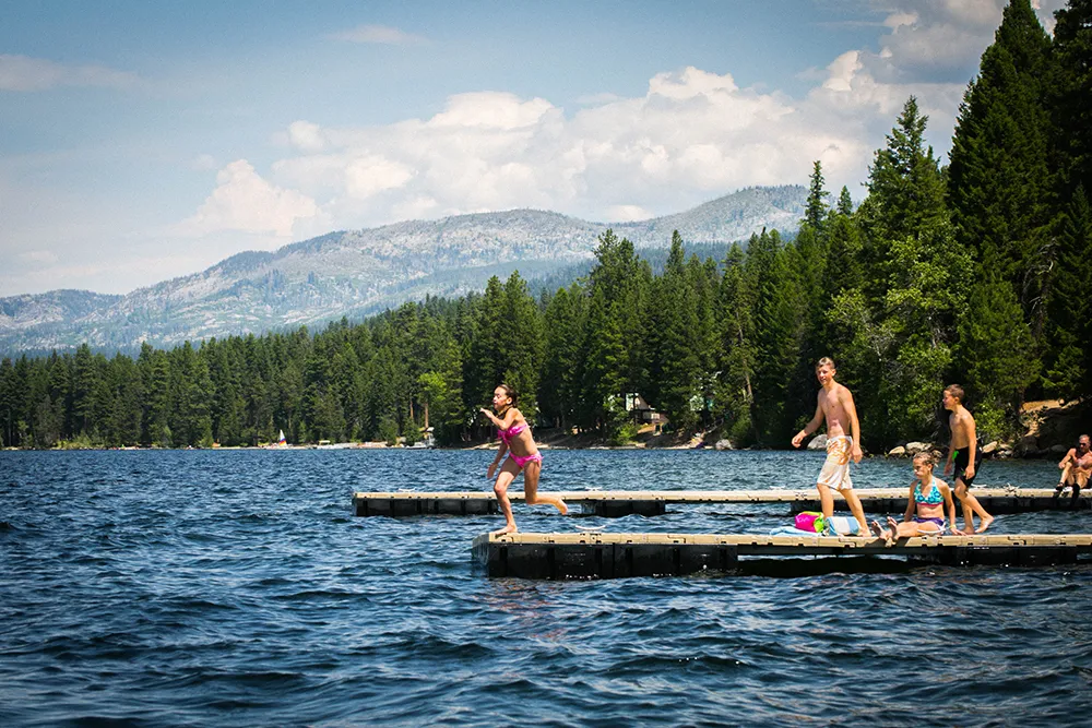 Swimming in Payette Lake credit Visit Idaho