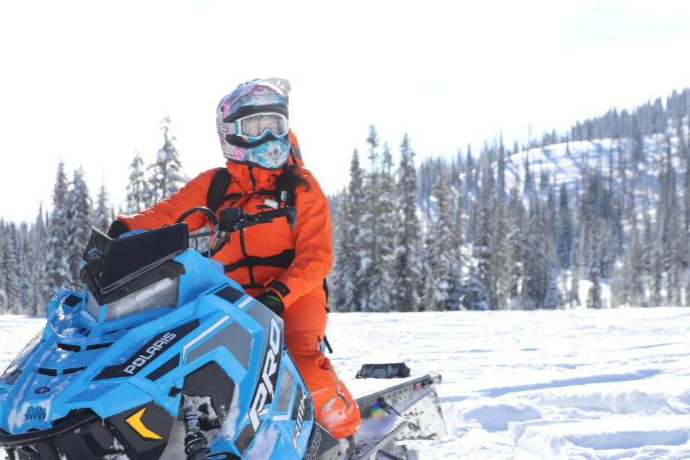 Snowmobiling